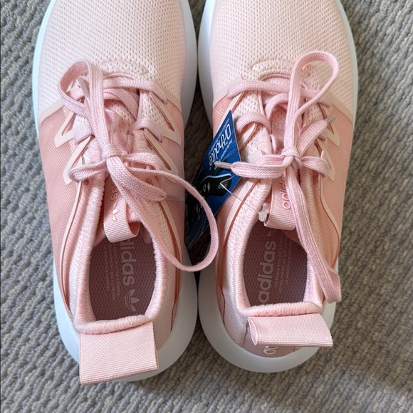 Adidas Pink Sneakers with Knit Upper and Rubber Soles - Picture 6 of 7